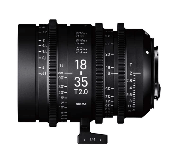 Alquiler de Objetivo zoom Sigma Cine 18-35mm T2
